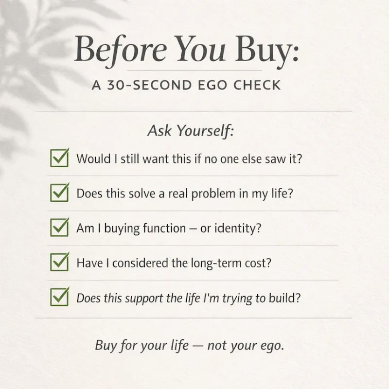 Ego Check List